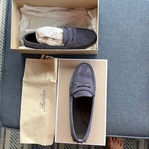 Suede driving shoes